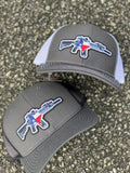 TX AR Charcoal/White Hat
