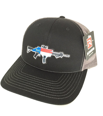 NC AR Trucker Hat (Black/Charcoal)