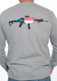 NC Rifle Long Sleeve Tee (Storm Grey)