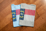 NC 5.56 Flag Tee (Heather grey)