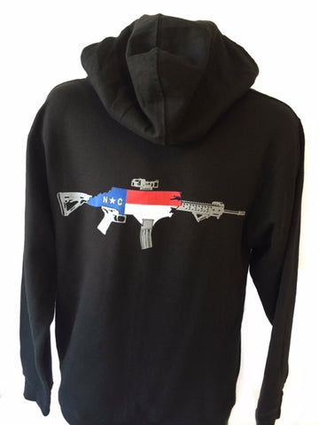 NC AR Hoodie Sweatshirt (Black)