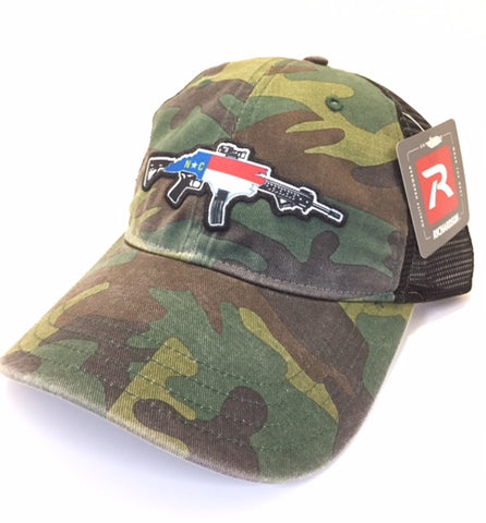 Unstructured Mesh NC AR Hat (Camo/Black)