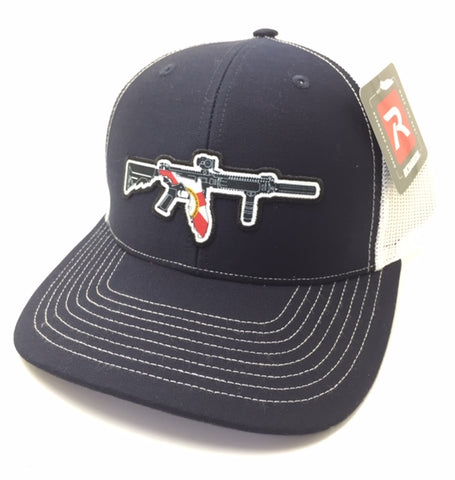 FL AR Trucker Hat (Navy/ White)