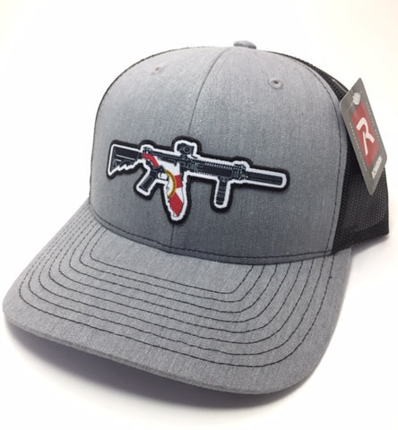 FL AR Trucker Hat (Heather Grey/Black)