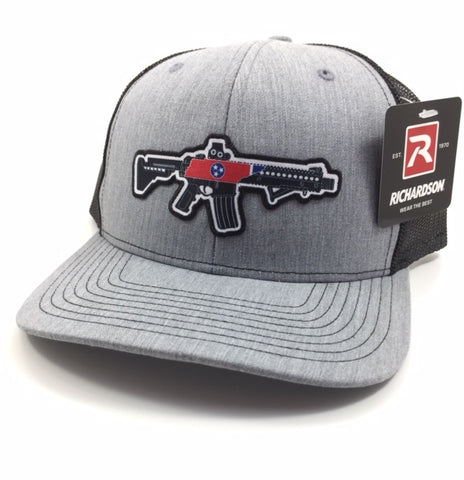 TN AR Trucker Hats (Heather grey/Black)