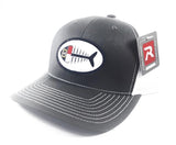 NC Fish Patch Trucker Hat (Charcoal)