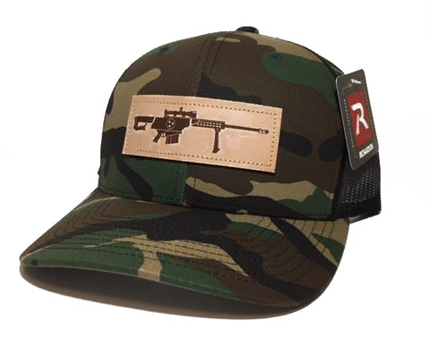 TN .50 Cal Leather Patch Hat (Camo)