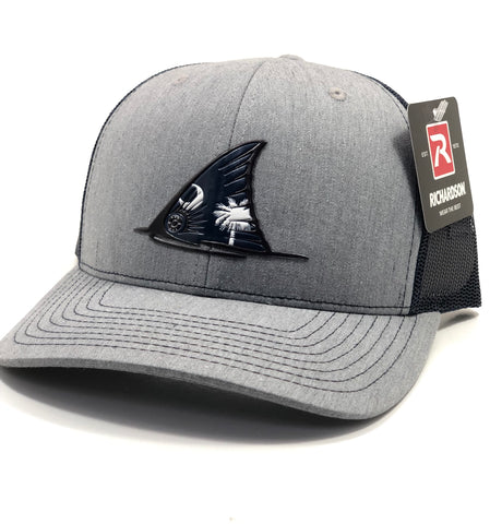 SC Redfish Tail Fin Hat (Heather Grey/Navy)