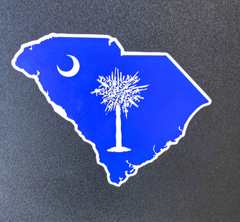 SC Palmetto Gun Tree sticker