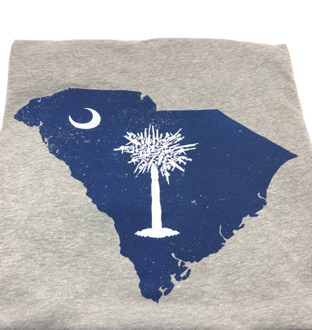 SC Palmetto Gun Tree (Heather Grey)