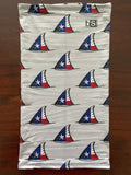 TX Redfish Tail Neck Gaiter (Light Grey)
