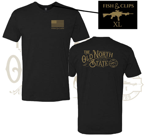 NC The Old North State Tee Black