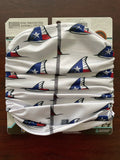 TX Redfish Neck Gaiter (White)