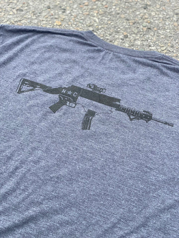 NC AR Tee Dark Heather Grey