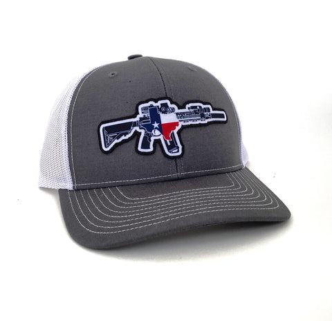 TX AR Charcoal/White Hat