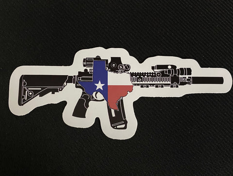 TX AR Sticker