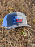 TX 5.56 Flag PVC Patch Hat Charcoal