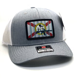 FL 5.56 Flag Hat Heather Grey/White