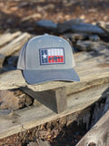 TX 5.56 Flag PVC Patch Hat Heather Grey