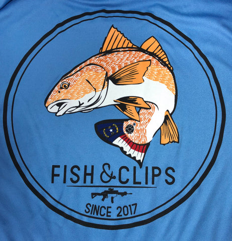 NC Bullet Redfish Swim Tee (Light Blue)