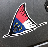 NC Redfish Tail Sticker