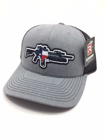 TX AR W/M203 Hat (Heather Grey/Black)